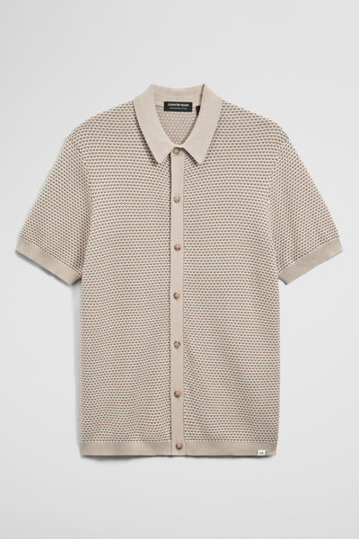 Australian Cotton Jacquard Knit Shirt