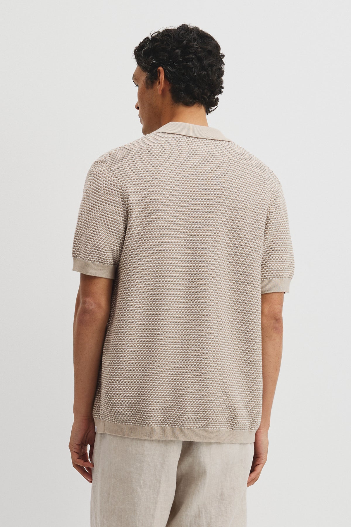 Australian Cotton Jacquard Knit Shirt