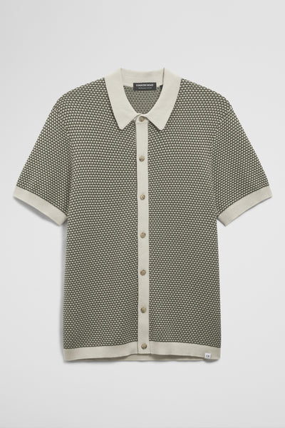 Australian Cotton Jacquard Knit Shirt