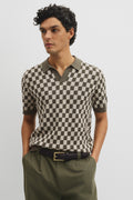 Australian Cotton Silk Jacquard Trophy Polo