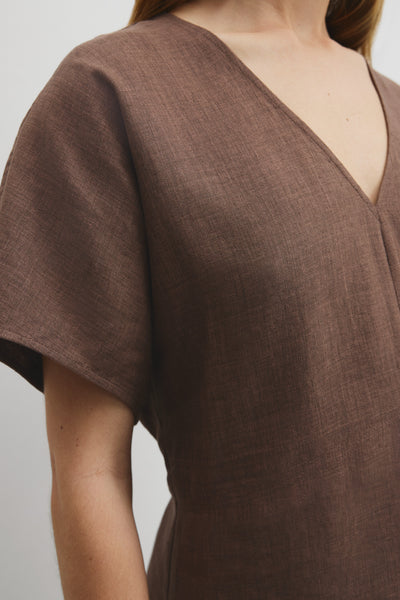 Linen Midi Dress