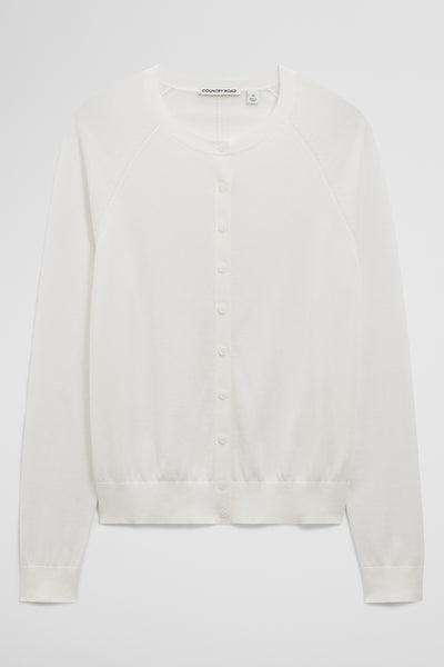 Pointelle Detail Cardigan