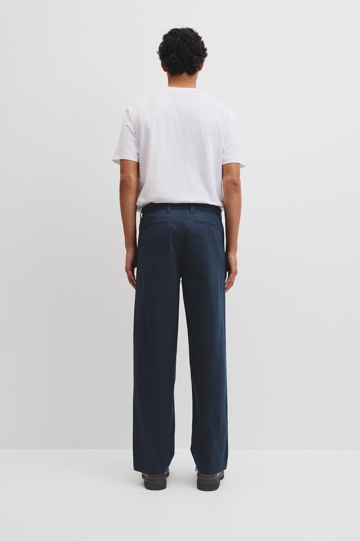 Relaxed Fit Cotton Twill Chino