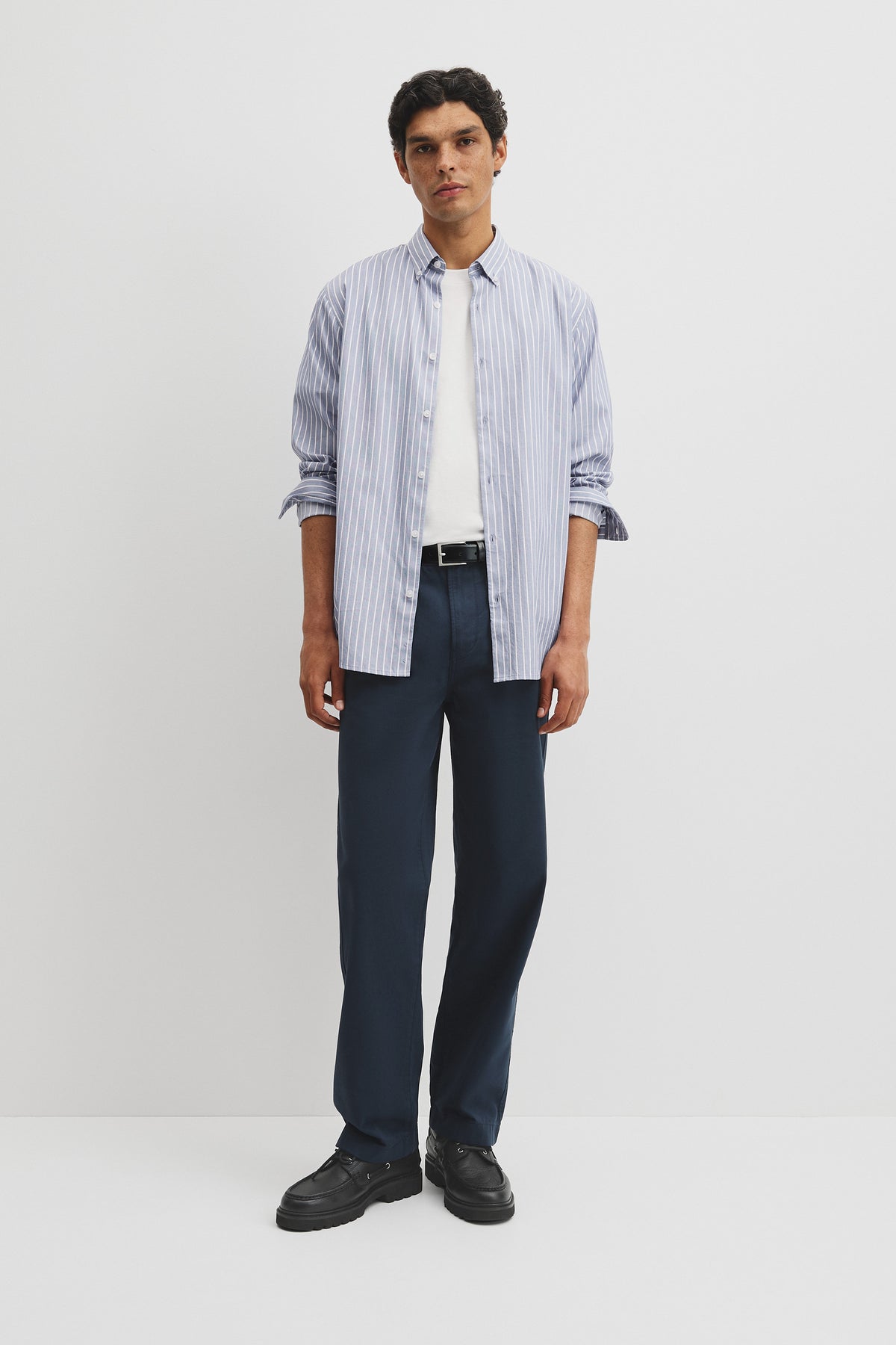 Regular Fit Cotton Stripe Shirt