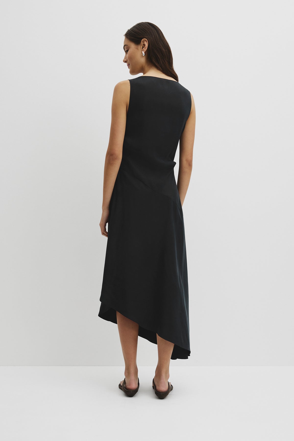 Cowl Neck Midi Dress
