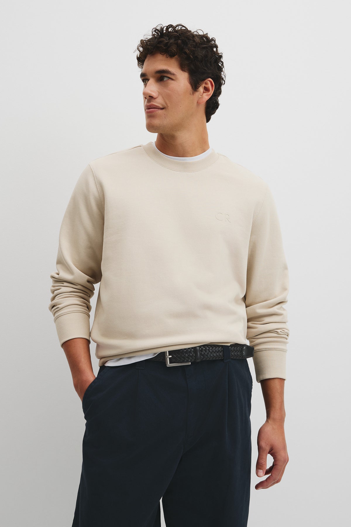 Australian Cotton Cr Logo Sweat