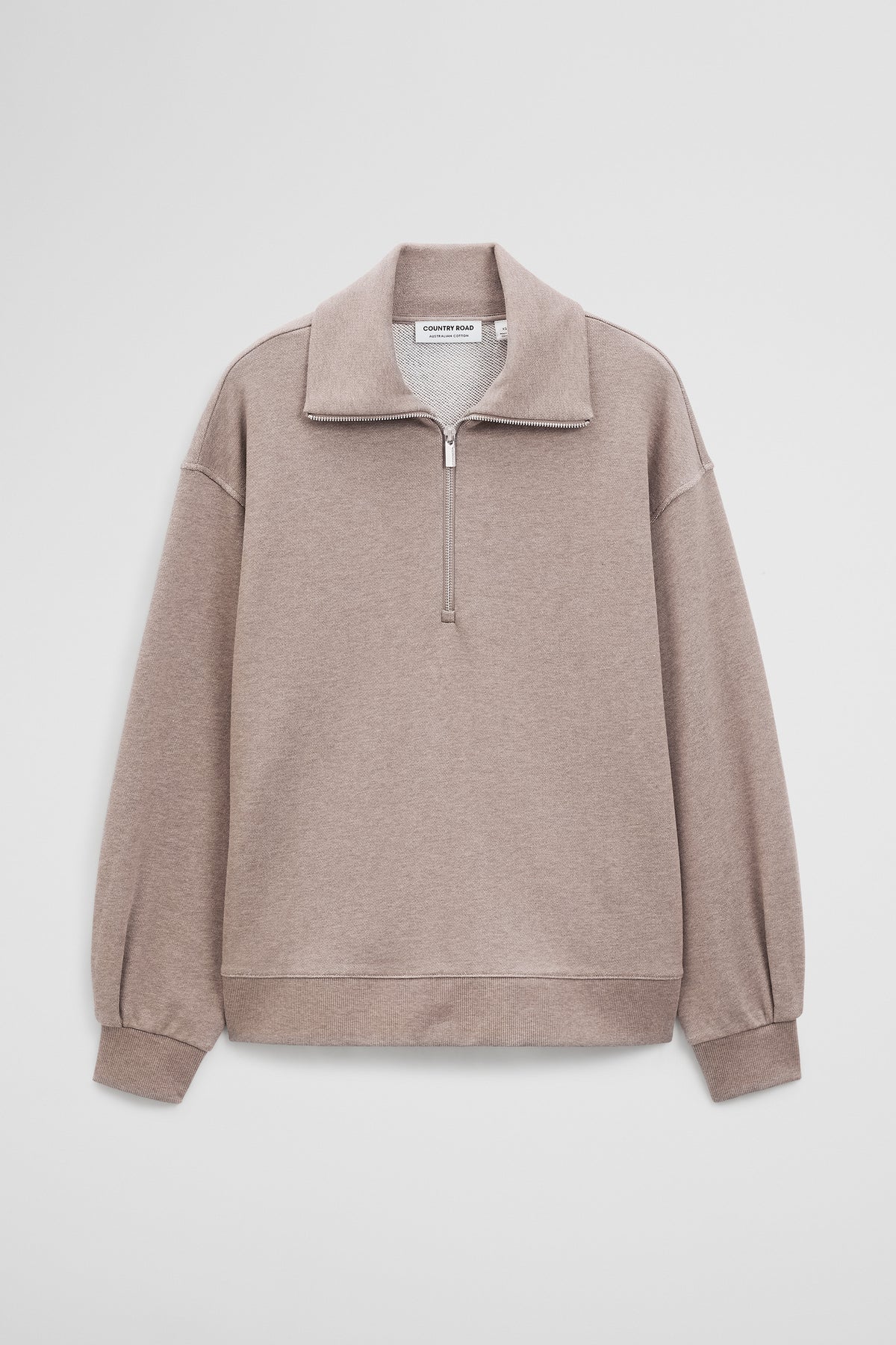 Australian Cotton Funnel Neck Sweat