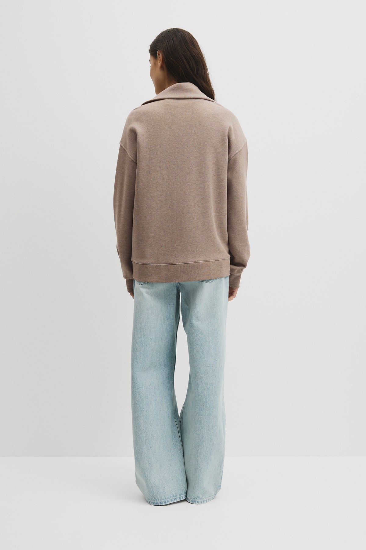 Australian Cotton Funnel Neck Sweat