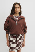 Australian Cotton Funnel Neck Sweat