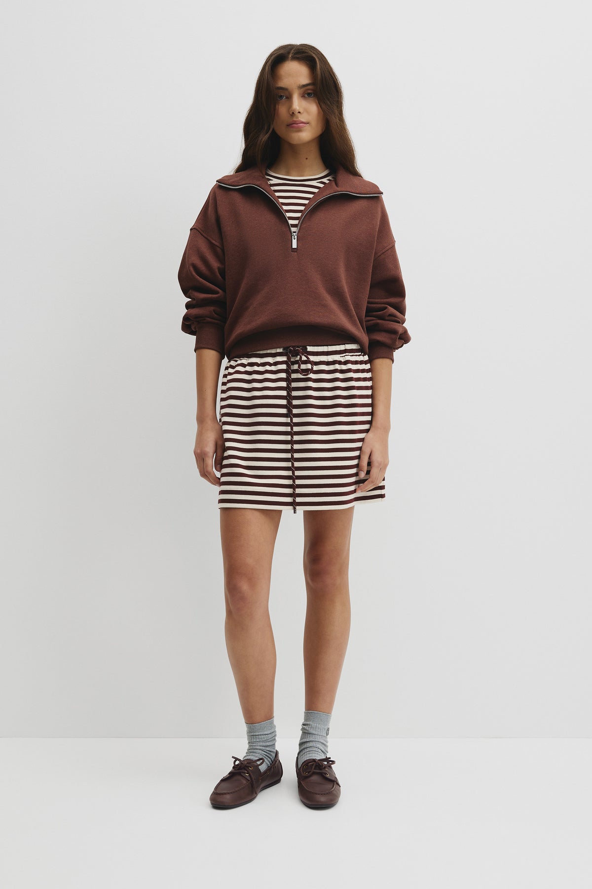 Australian Cotton Funnel Neck Sweat