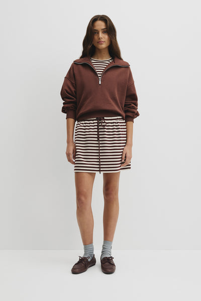 Australian Cotton Funnel Neck Sweat