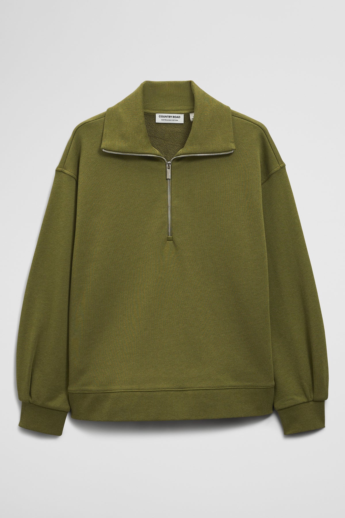Australian Cotton Funnel Neck Sweat