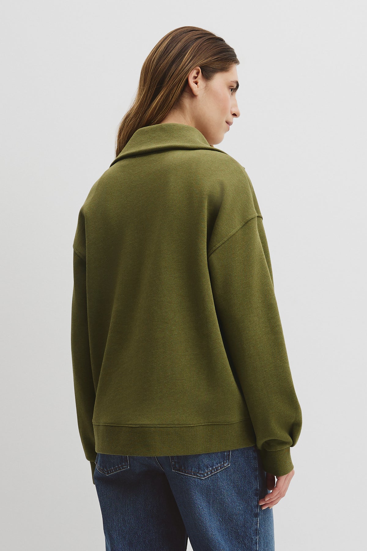 Australian Cotton Funnel Neck Sweat