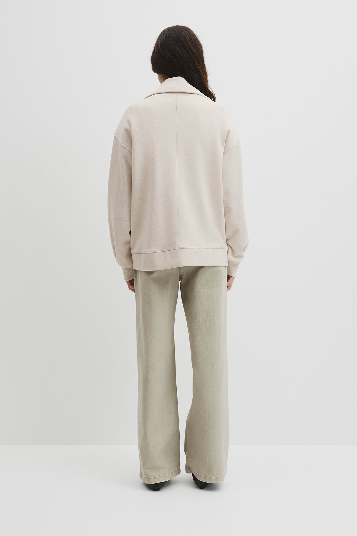 Australian Cotton Funnel Neck Sweat