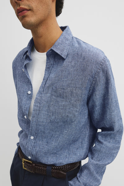 Regular Fit Linen Shirt