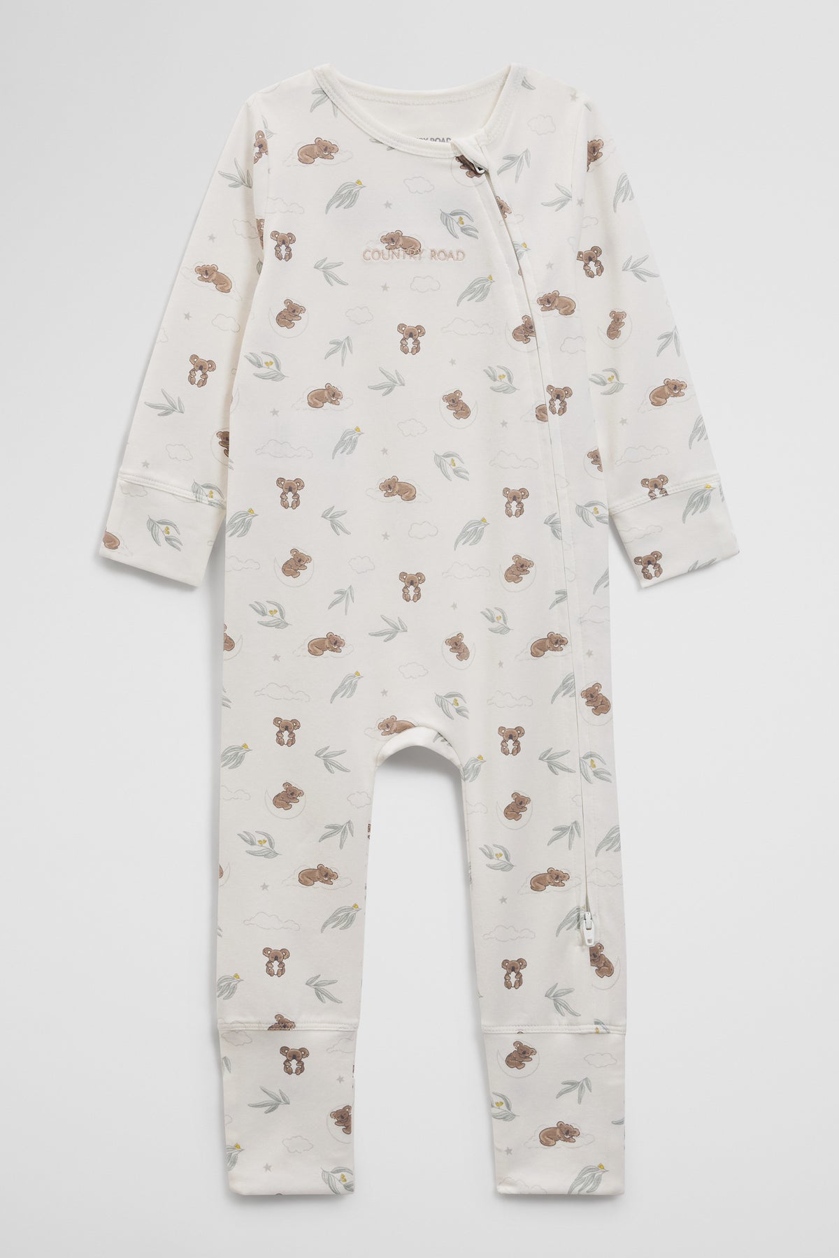 Organically Grown Cotton Jersey Print Jumpsuit