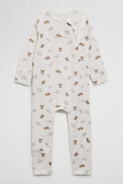 Organically Grown Cotton Jersey Print Jumpsuit