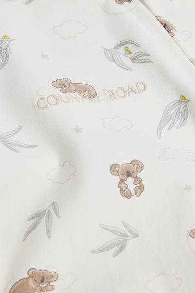 Organically Grown Cotton Jersey Print Jumpsuit