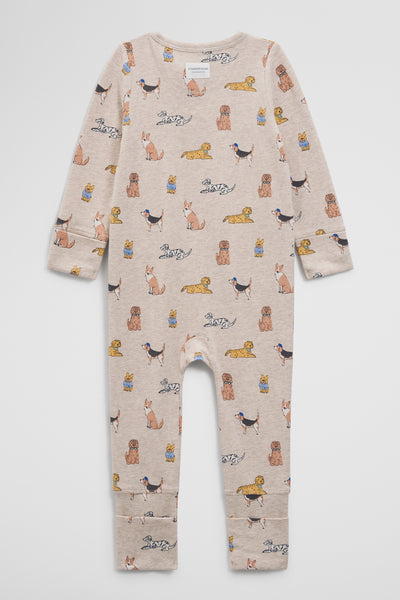 Organically Grown Cotton Jersey Print Jumpsuit