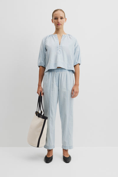 Gathered Cotton Top