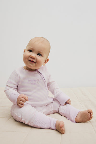 Stripe Rib Jumpsuit