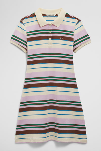 Short Sleeve Collar Polo Dress