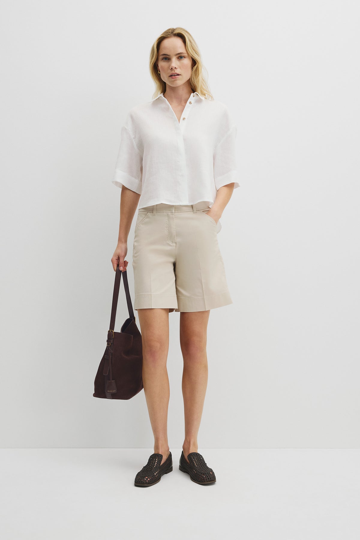 Short Sleeve Linen Shirt