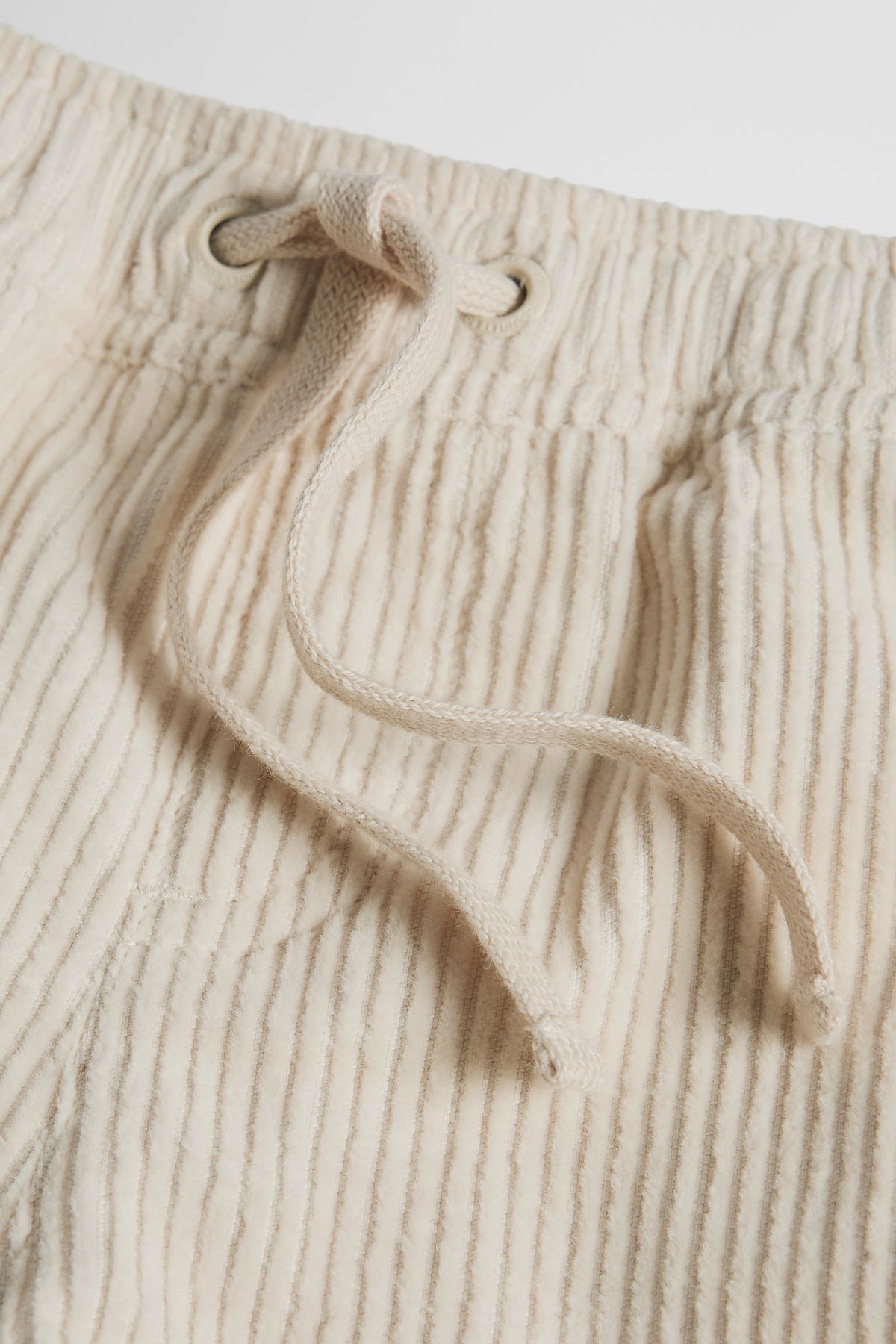 Organically Grown Cotton Pull On Cord Straight Short