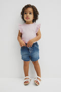 Pull On Denim Short