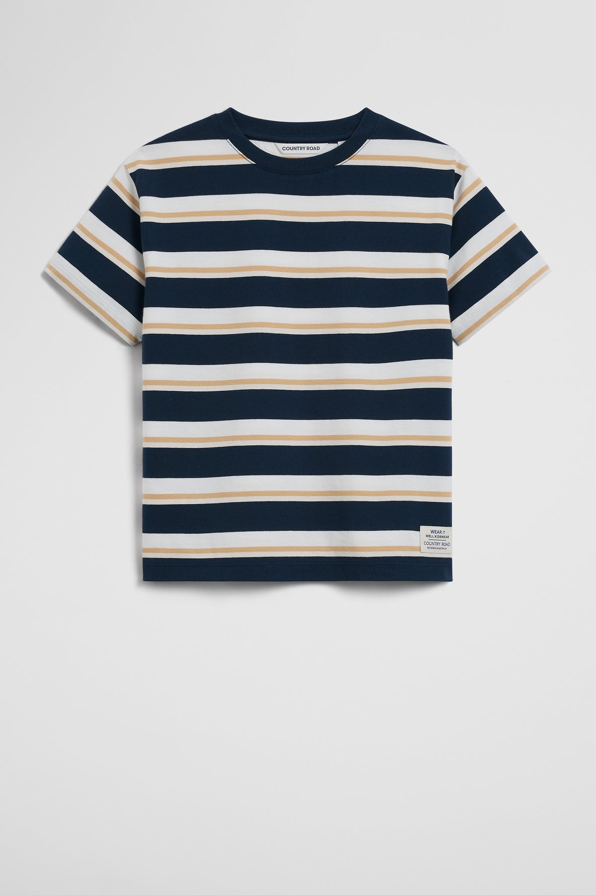 Oversized Stripe Short Sleeve T-Shirt