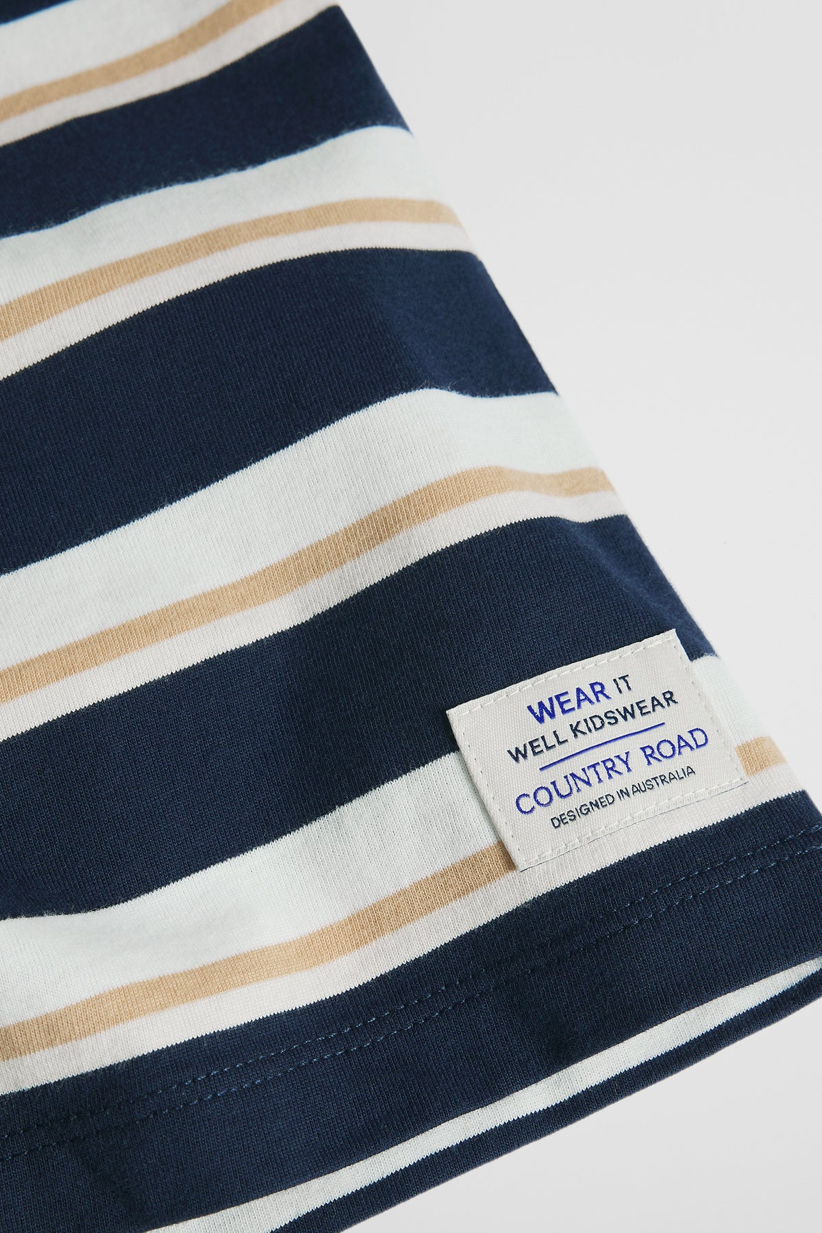 Oversized Stripe Short Sleeve T-Shirt