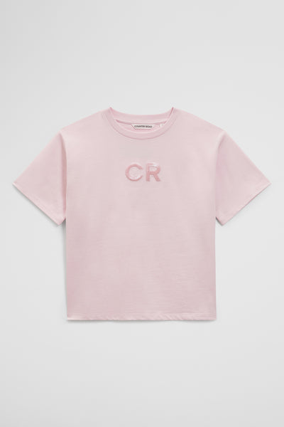 Australian Cotton Short Sleeve Sequin Logo T-Shirt