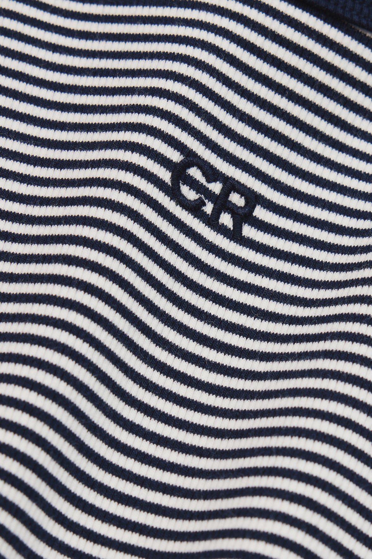 Australian Cotton Short Sleeve Stripe Rib T-Shirt