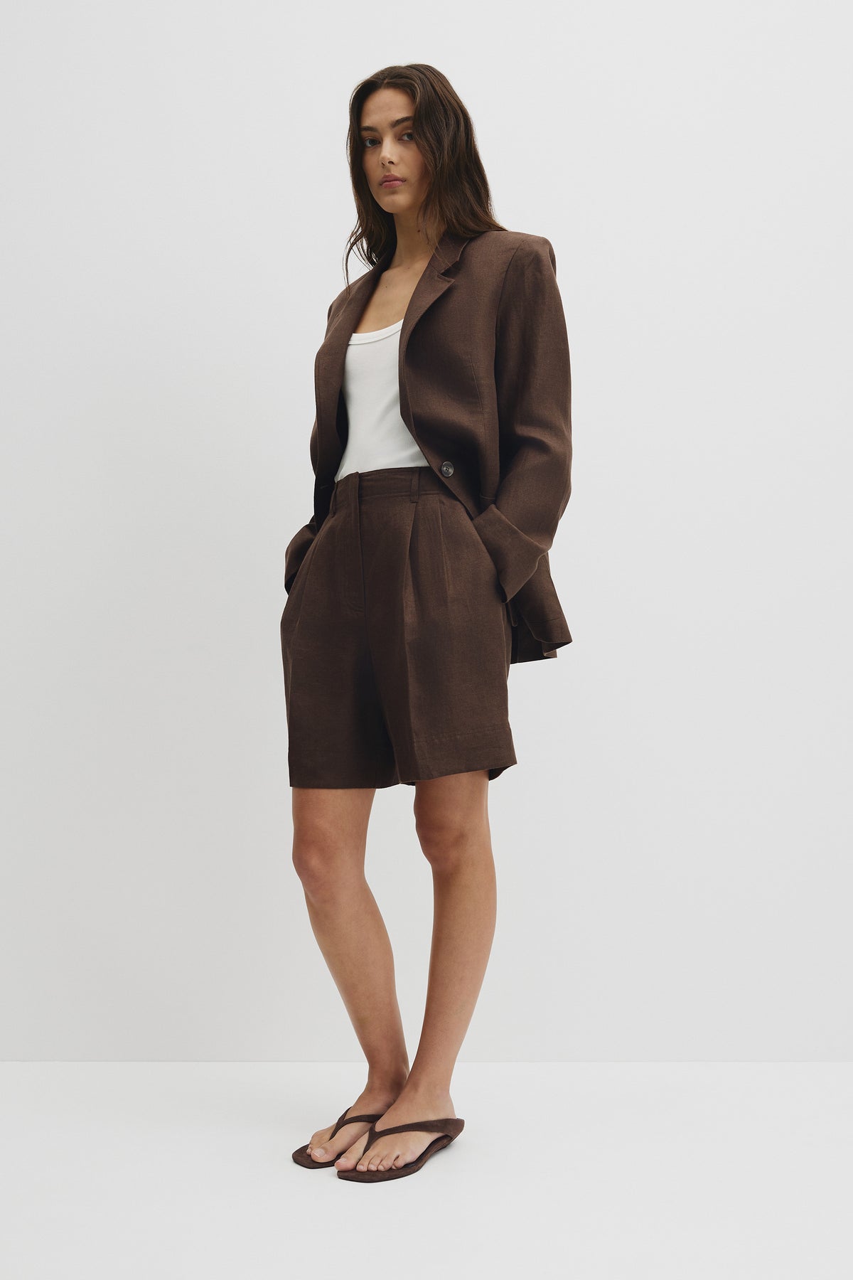Longline Linen Short