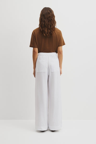 Pull-On Linen Pant