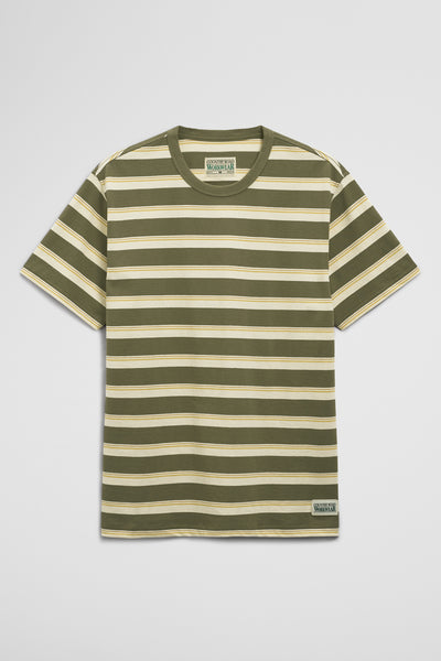 Australian Cotton Stripe Workwear T-Shirt