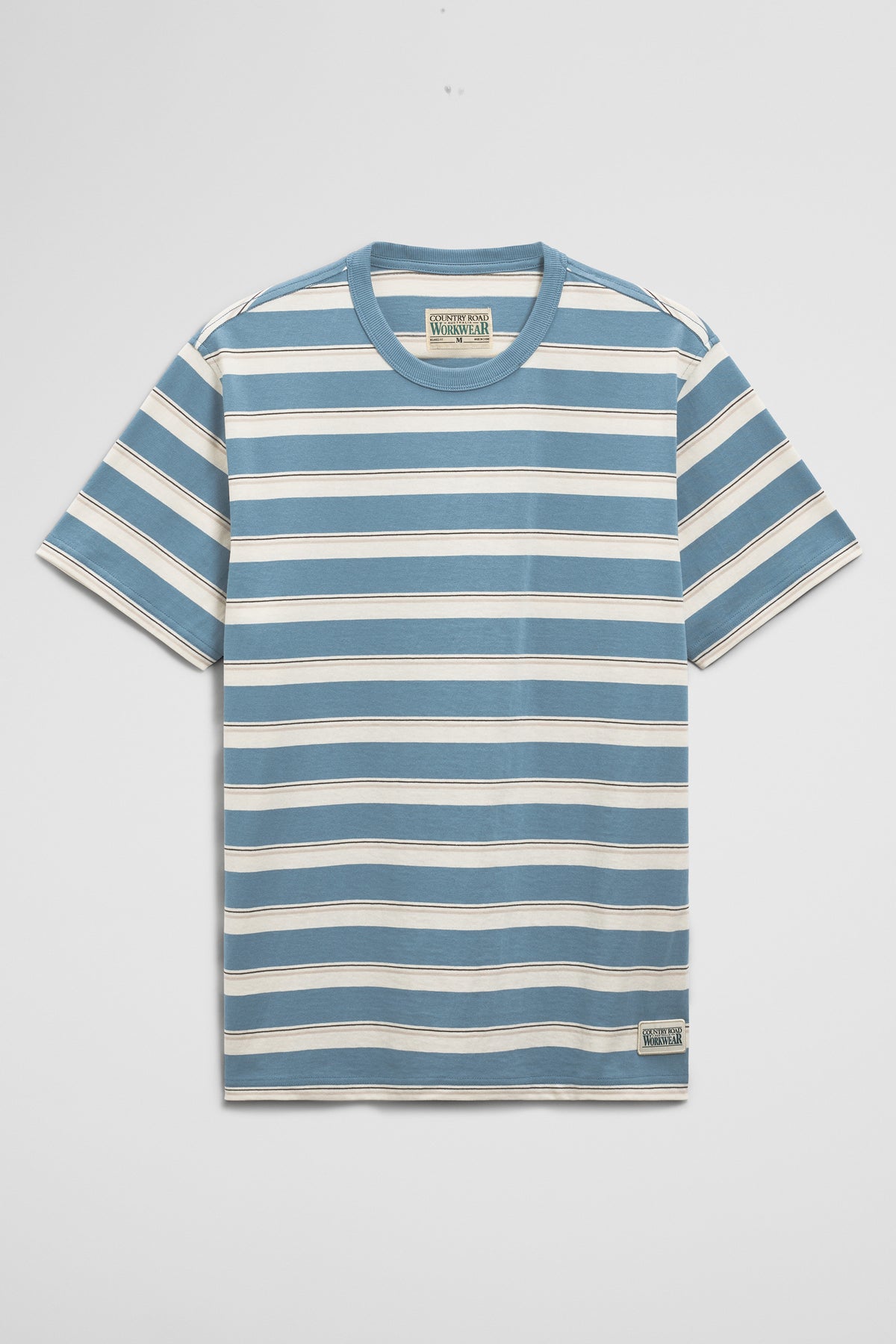 Australian Cotton Stripe Workwear T-Shirt
