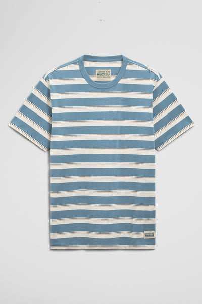 Australian Cotton Stripe Workwear T-Shirt