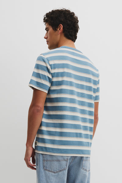 Australian Cotton Stripe Workwear T-Shirt
