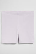 Organically Grown Cotton Blend Rib Bike Short