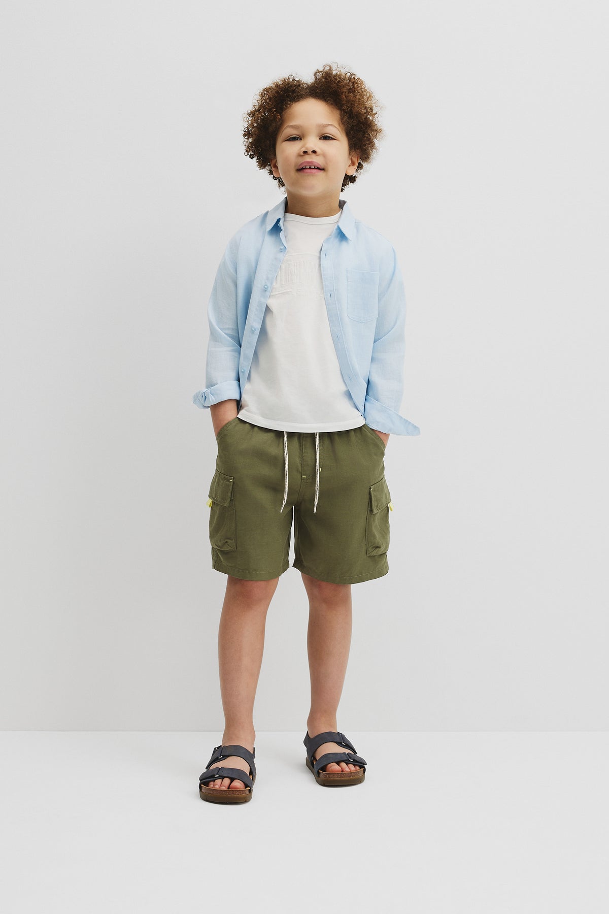 Contrast Cargo Pant Straight