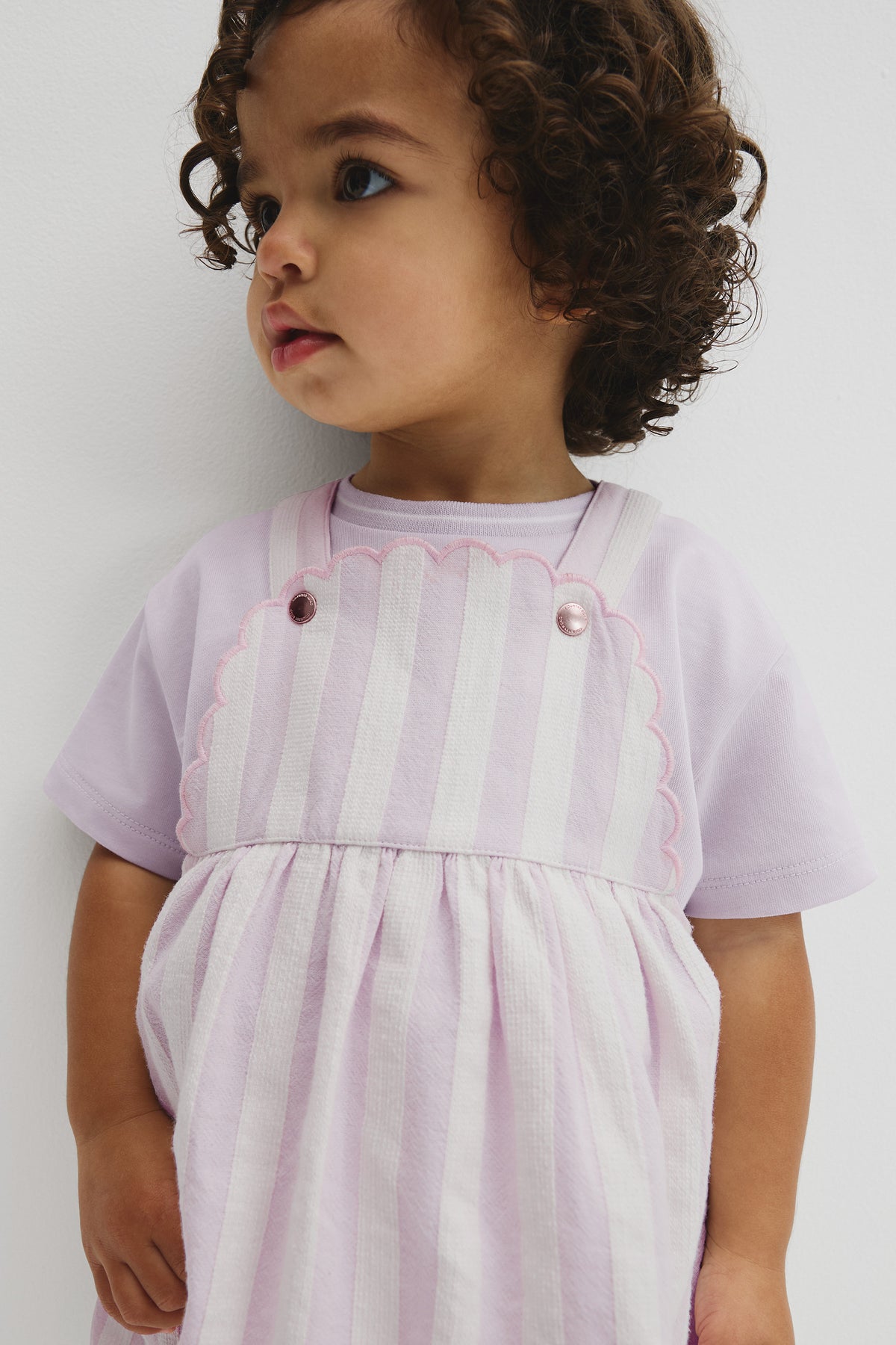 Stripe Pinafore