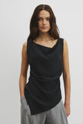 Asymmetrical Hem Blouse