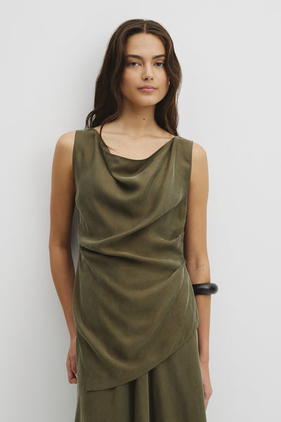 Asymmetrical Hem Blouse