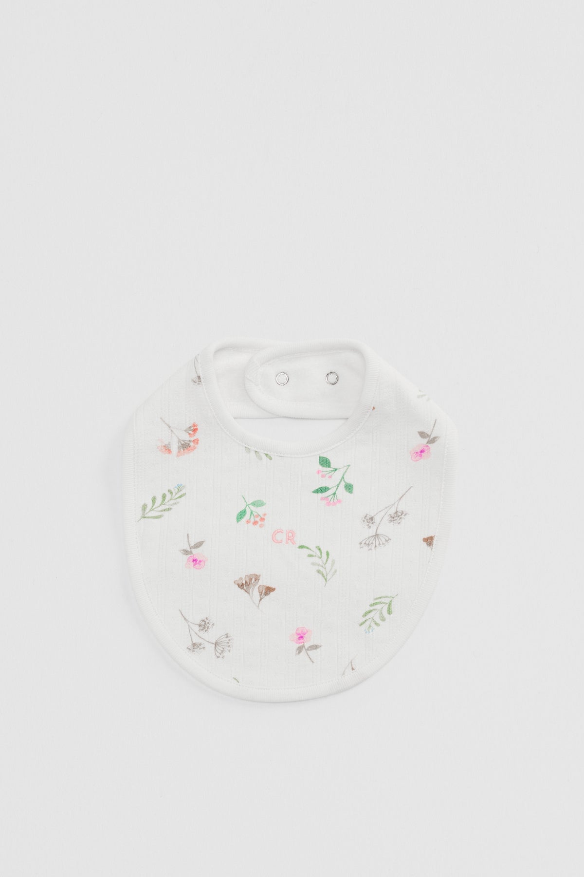 Organically Grown Cotton Blend Pointelle Bib