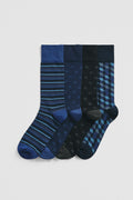 Cr Pattern Sock Pack Of 4