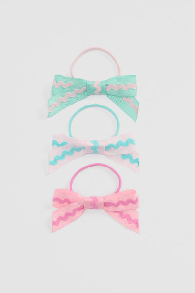 Ric Rac Bow Pack Of 3