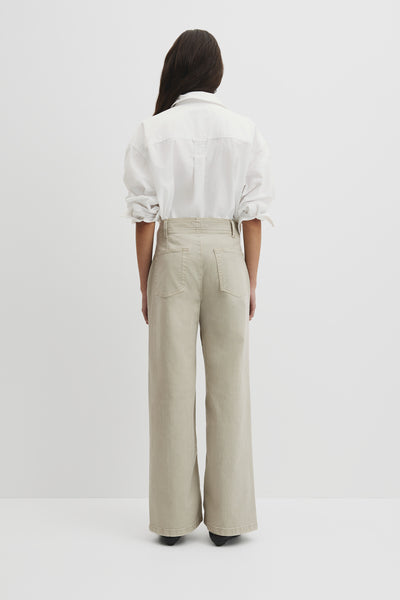Refined High Rise Wide Leg Jean