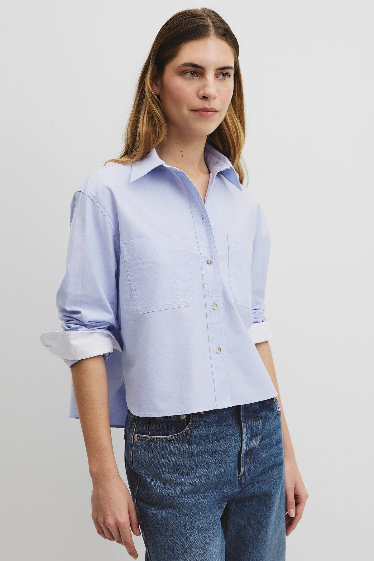 Crop Pocket Shirt