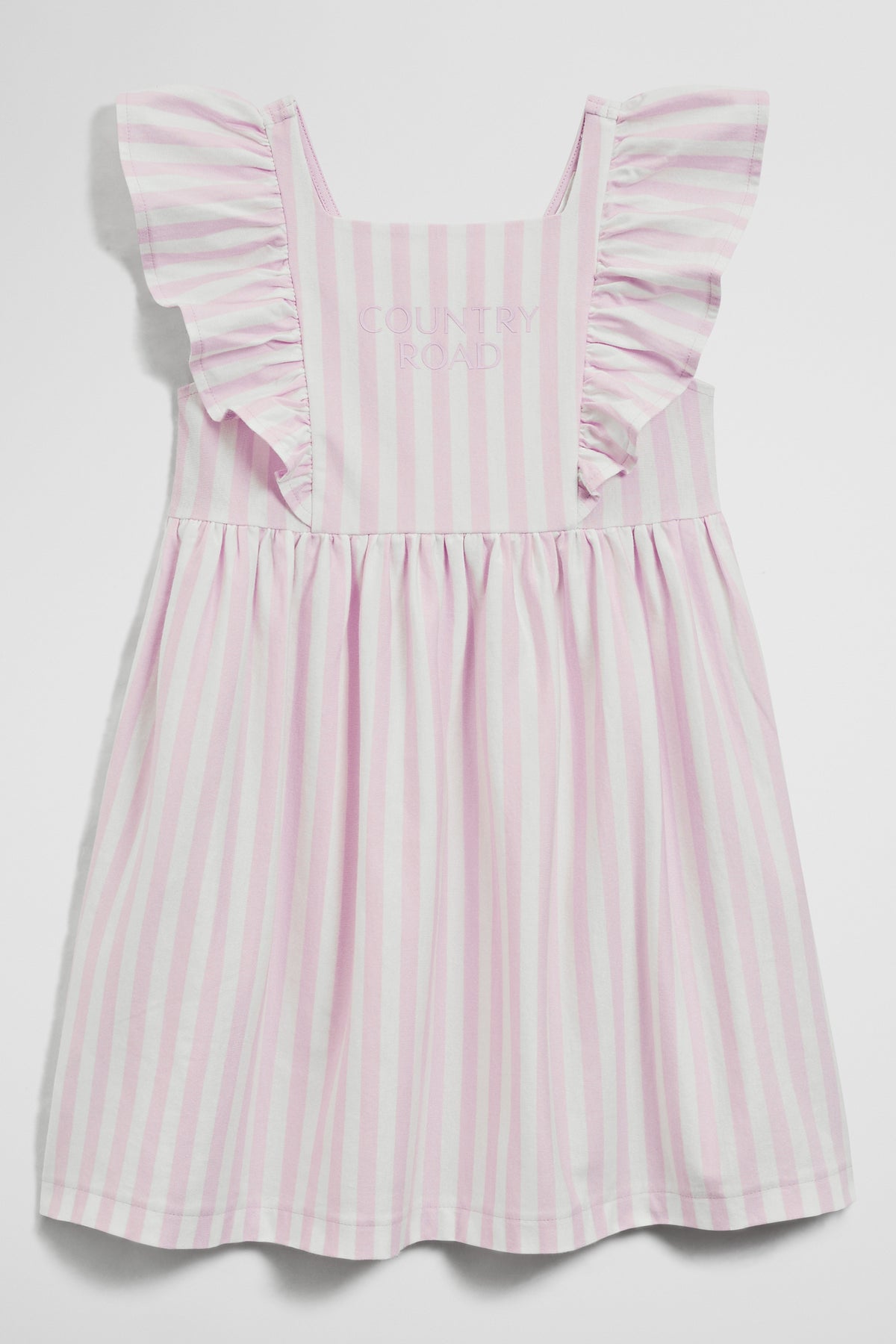 Sleeveless Frill Jersey Dress